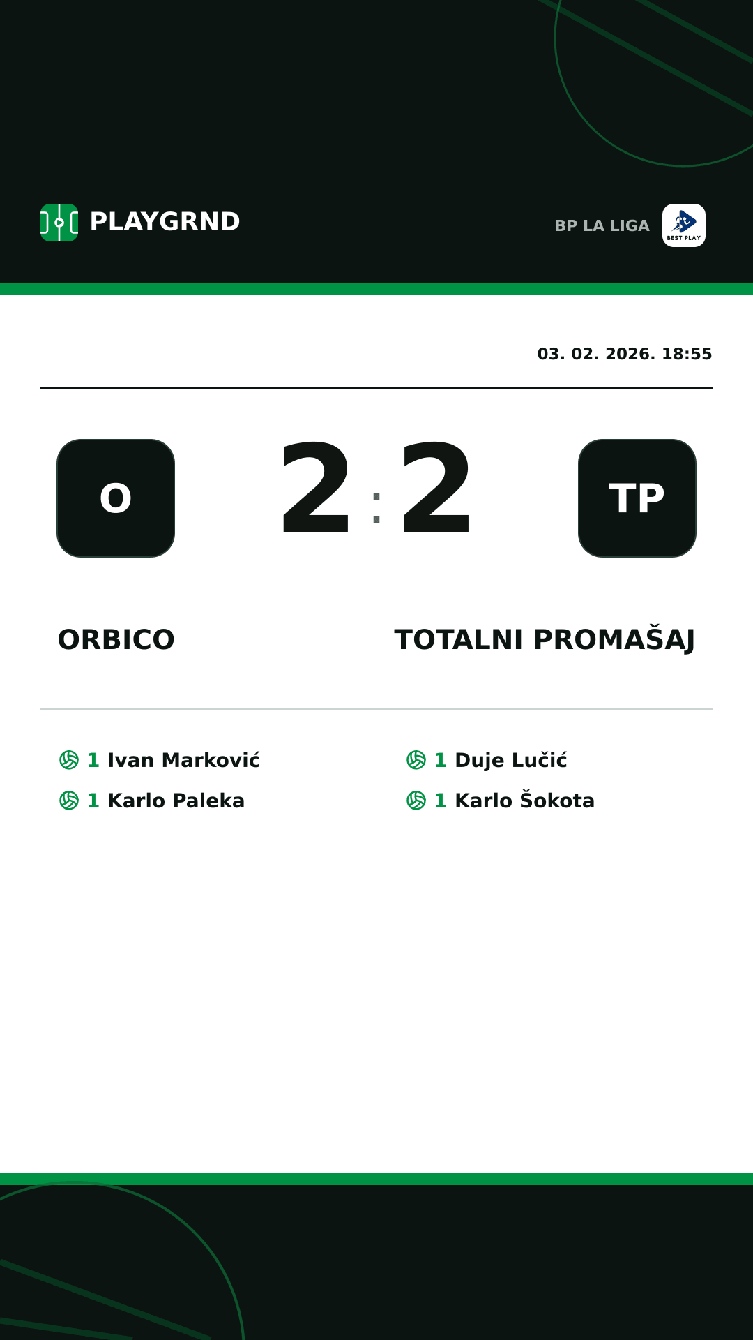 Instagram slika: Orbico 2:2 Totalni Promašaj