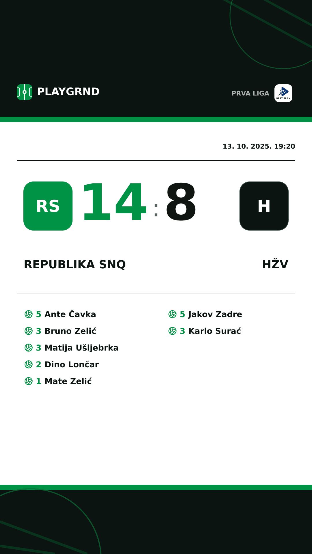 Instagram slika: Republika SNQ 14:8 HŽV