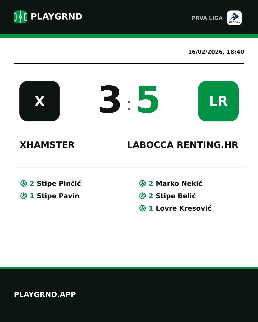 Instagram artwork: XHamster 3:5 LaBocca Renting.hr
