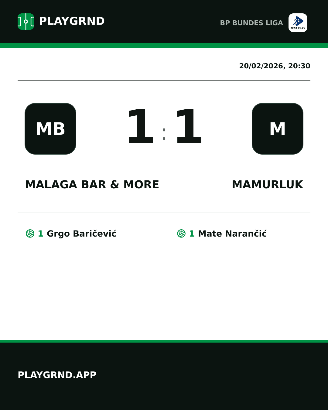Instagram artwork: Malaga Bar & More 1:1 Mamurluk