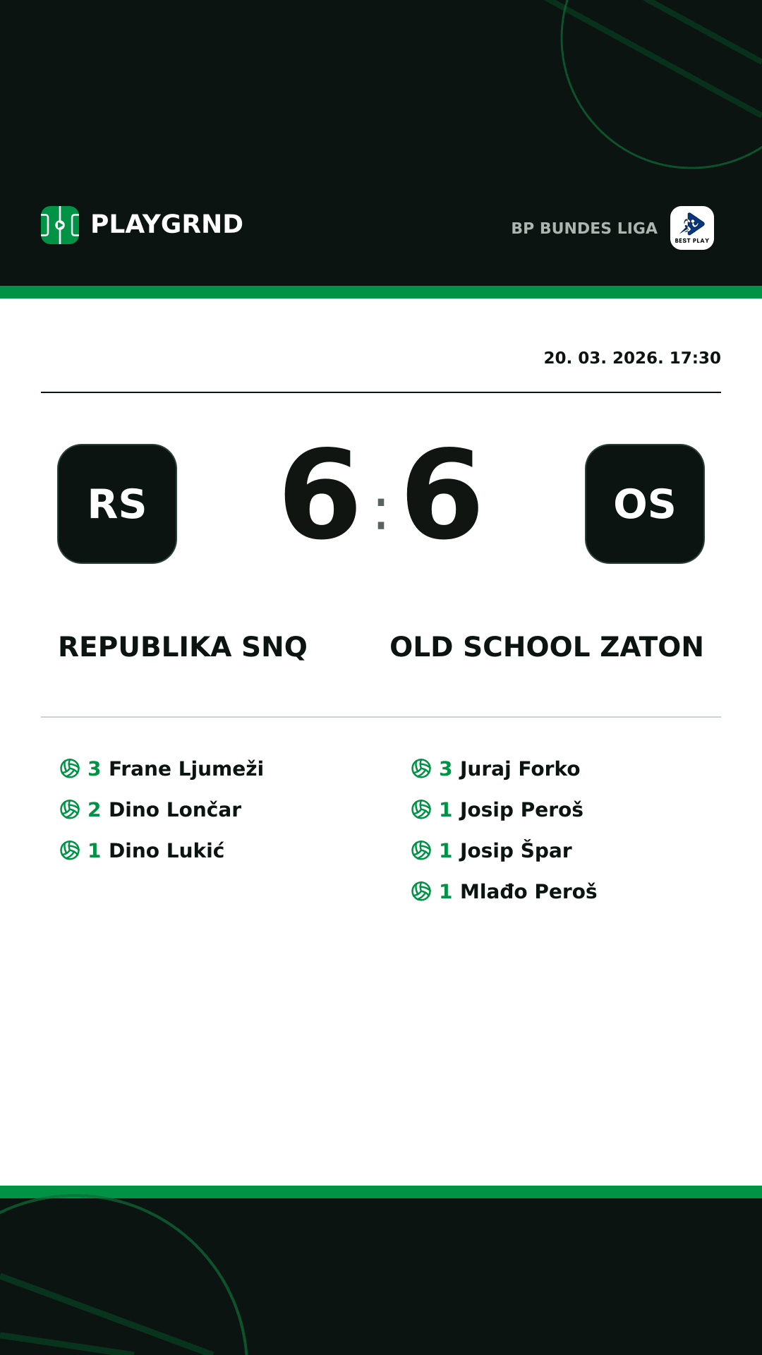 Instagram slika: Republika SNQ 6:6 Old School Zaton