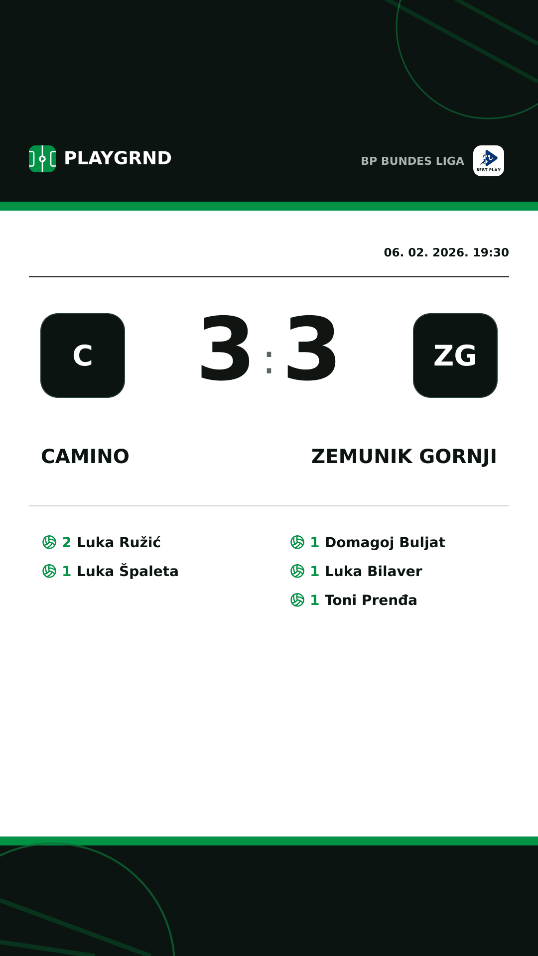 Instagram slika: Camino 3:3 Zemunik Gornji