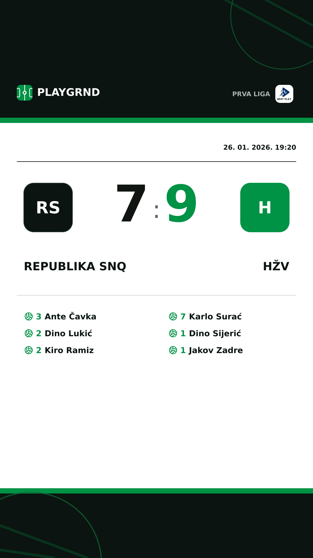 Instagram slika: Republika SNQ 7:9 HŽV