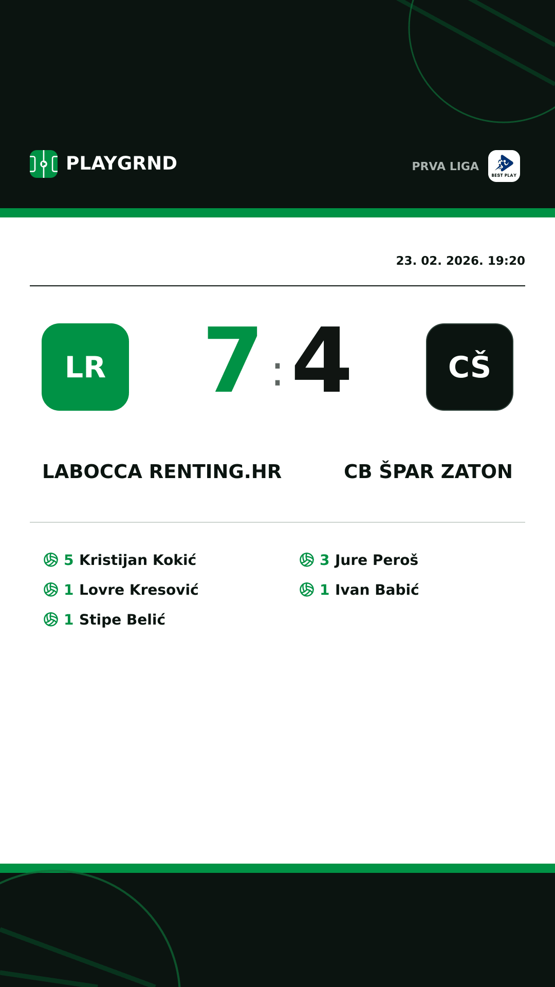 Instagram slika: LaBocca Renting.hr 7:4 CB Špar Zaton