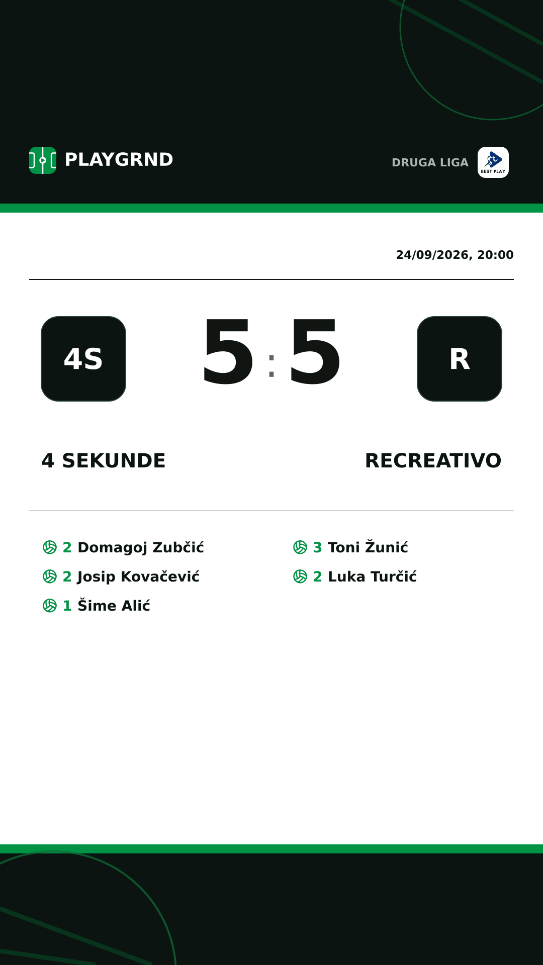 Instagram artwork: 4 Sekunde 5:5 Recreativo