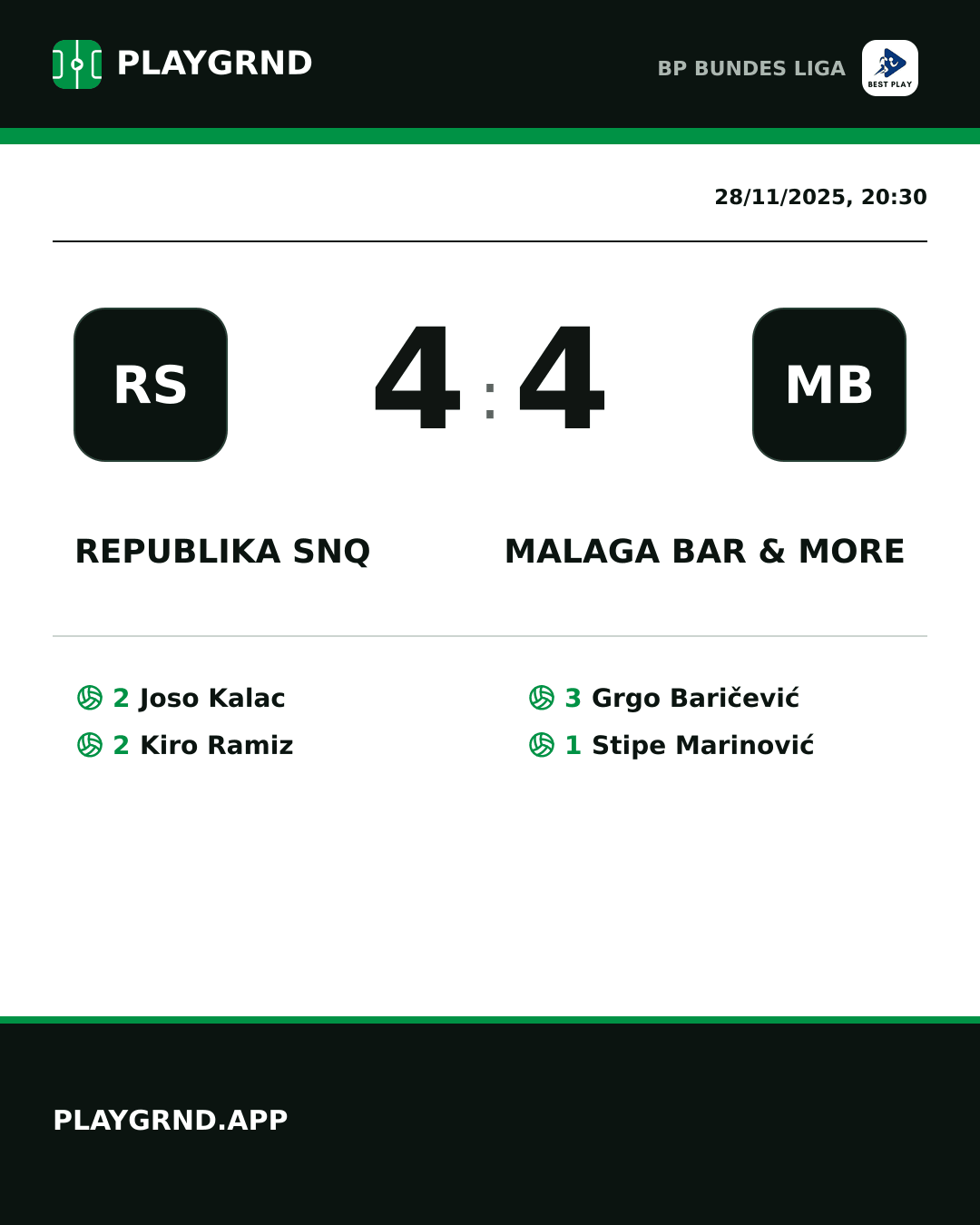 Instagram artwork: Republika SNQ 4:4 Malaga Bar & More