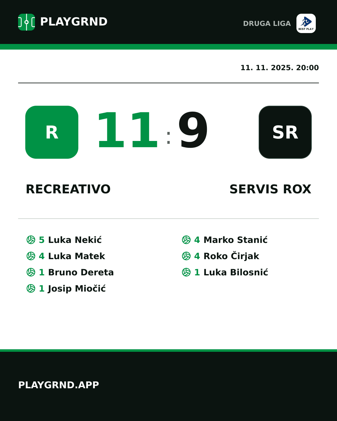 Instagram slika: Recreativo 11:9 Servis Rox