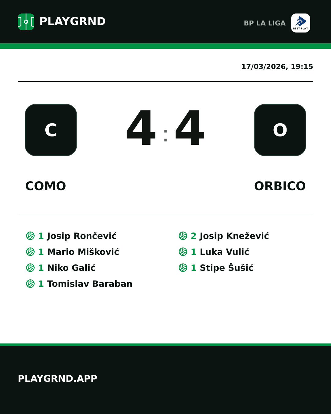 Instagram artwork: Como 4:4 Orbico