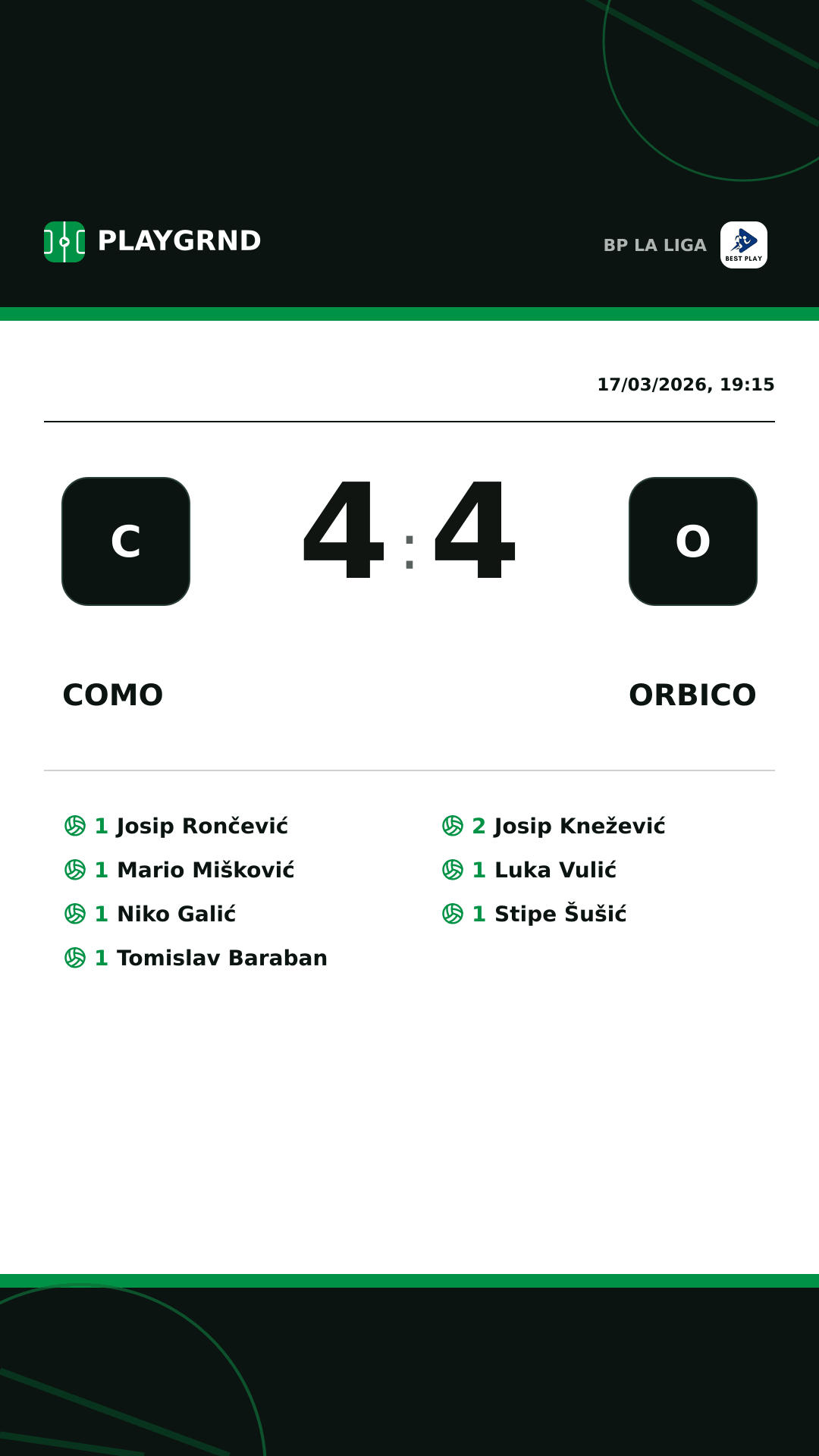 Instagram artwork: Como 4:4 Orbico