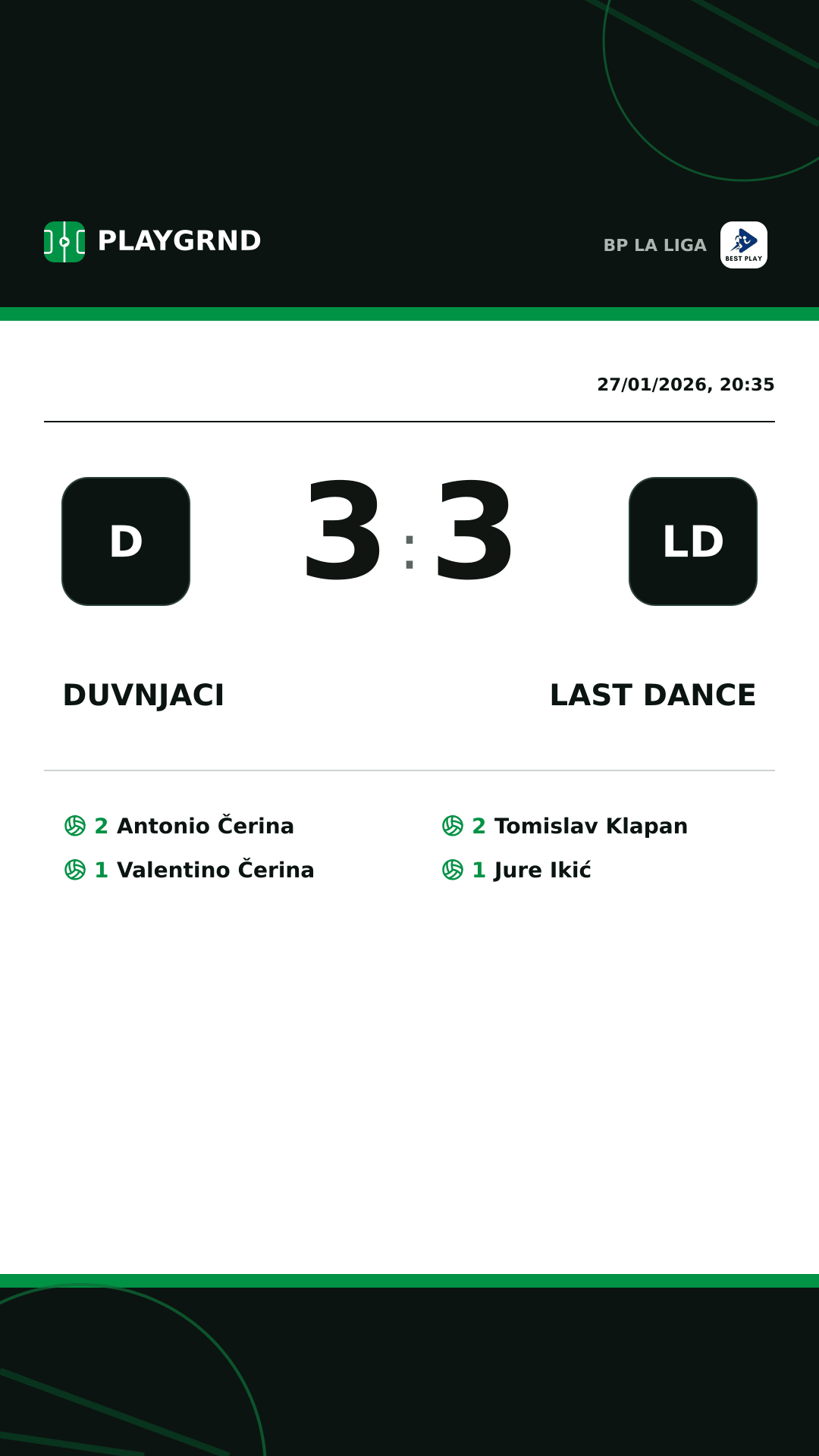 Instagram artwork: Duvnjaci 3:3 Last Dance