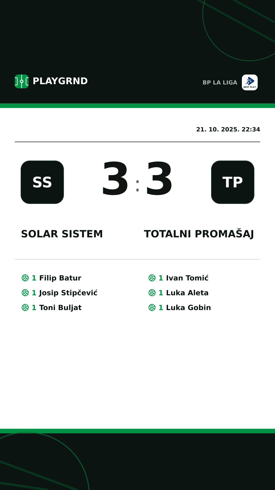 Instagram slika: Solar Sistem 3:3 Totalni Promašaj