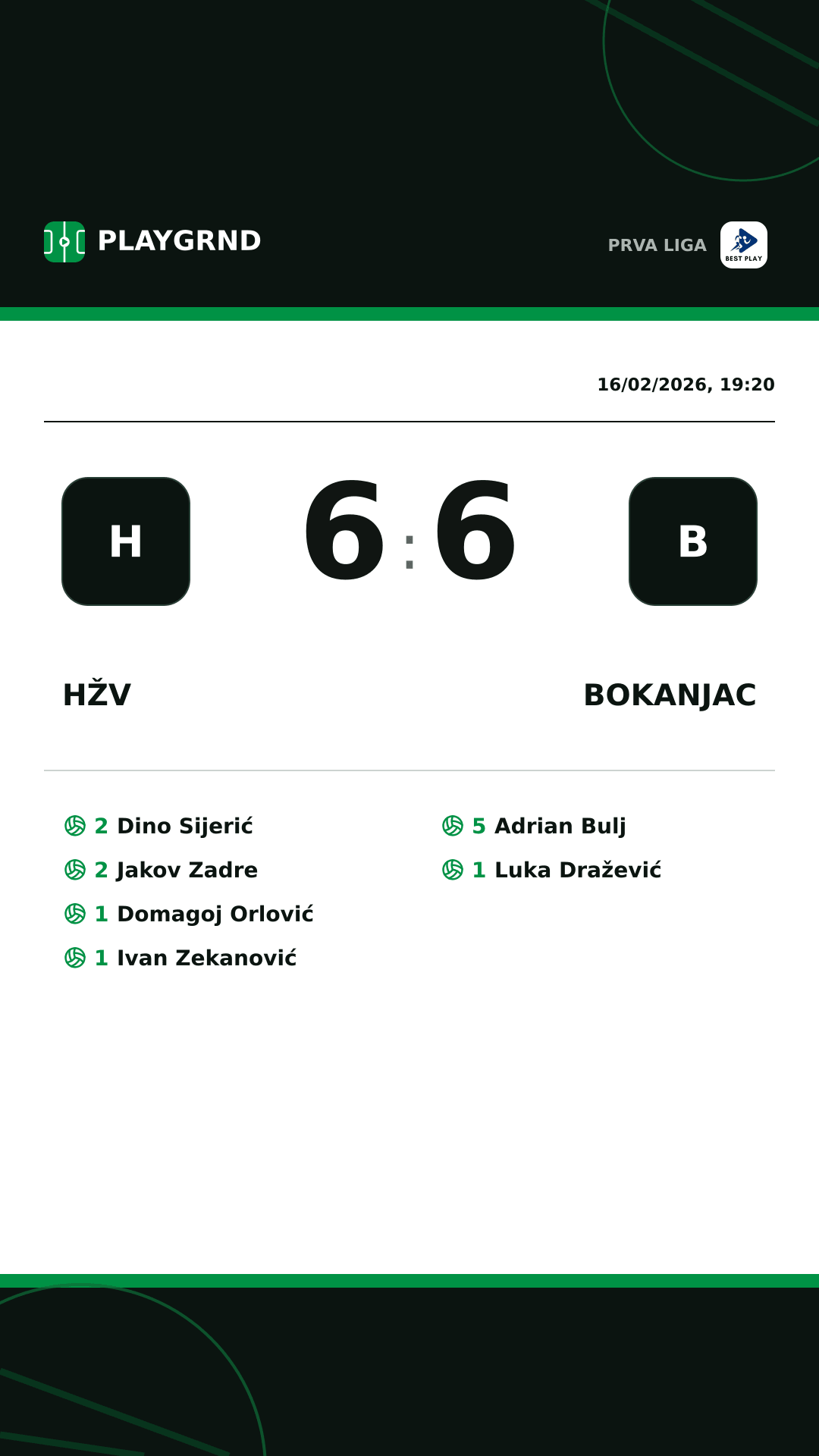 Instagram artwork: HŽV 6:6 Bokanjac