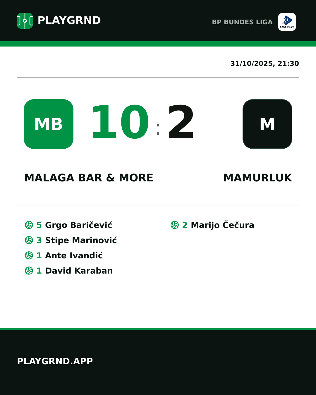 Instagram artwork: Malaga Bar & More 10:2 Mamurluk