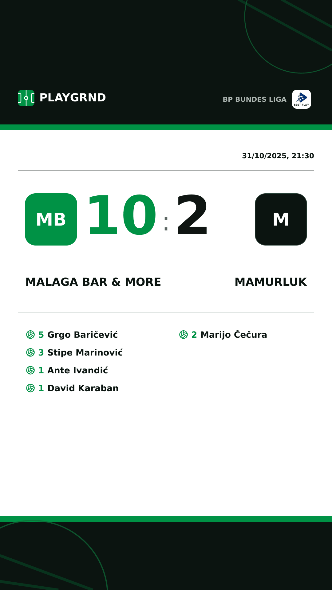 Instagram artwork: Malaga Bar & More 10:2 Mamurluk