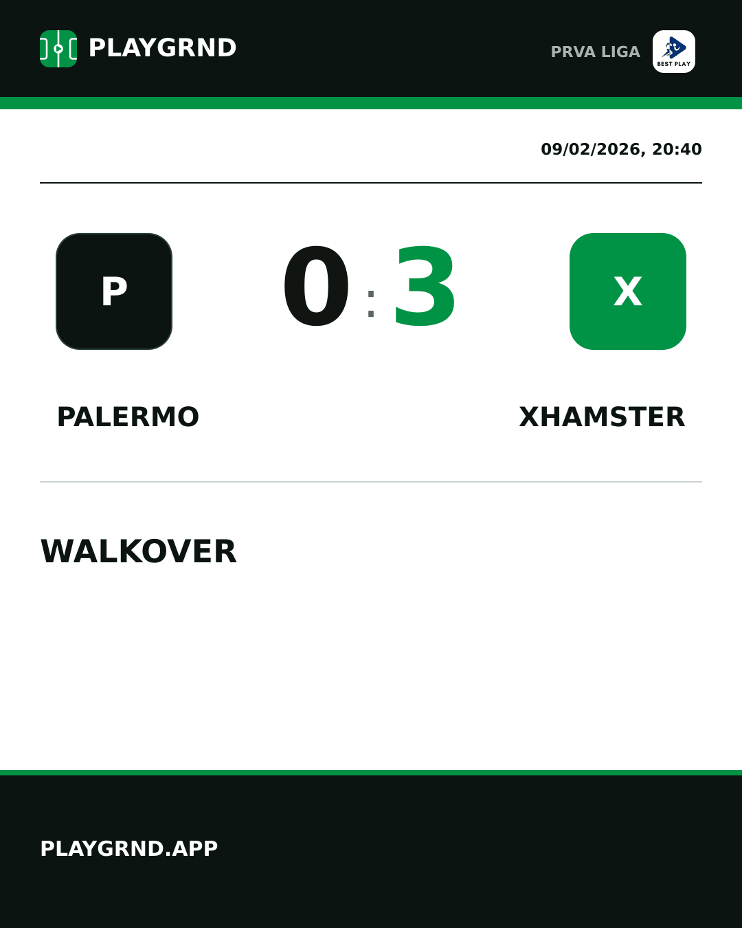 Instagram artwork: Palermo 0:3 XHamster