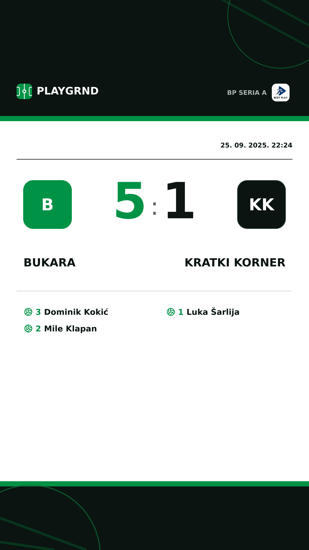 Instagram slika: Bukara 5:1 Kratki Korner