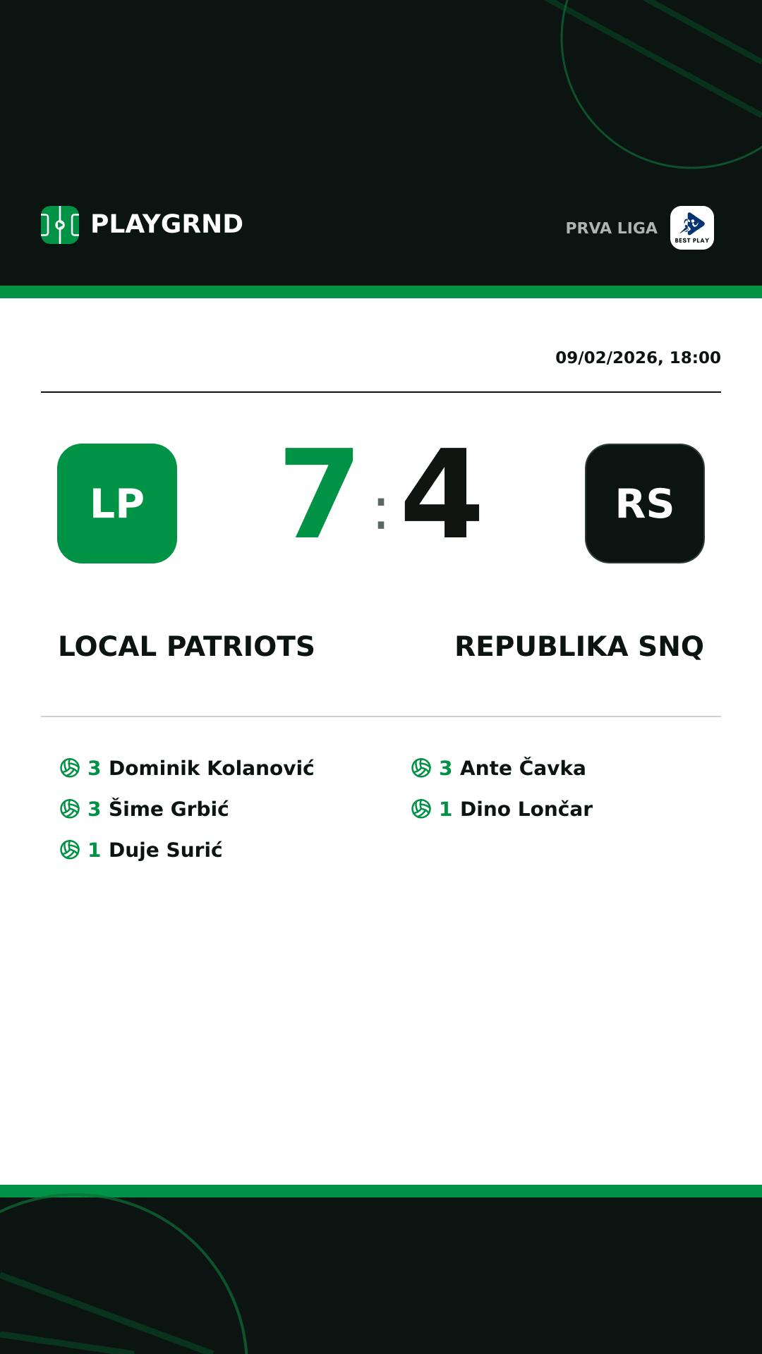 Instagram artwork: Local Patriots 7:4 Republika SNQ