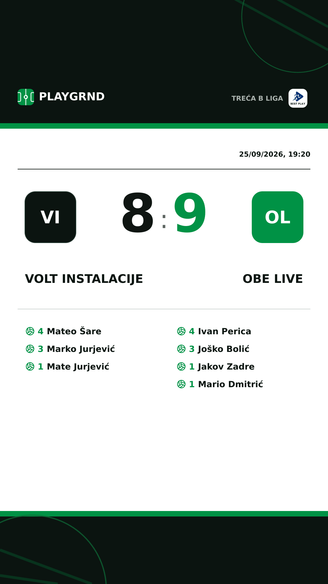 Instagram artwork: Volt Instalacije 8:9 Obe Live