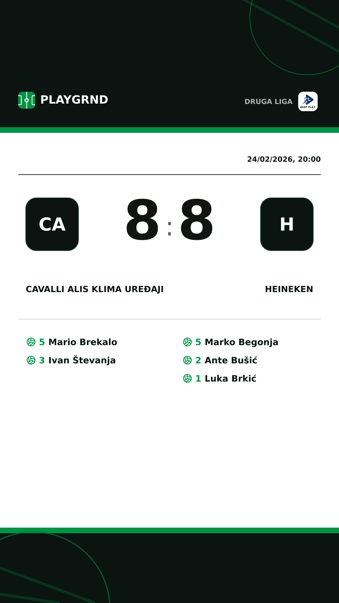 Instagram artwork: Cavalli ALIS Klima Uređaji 8:8 Heineken