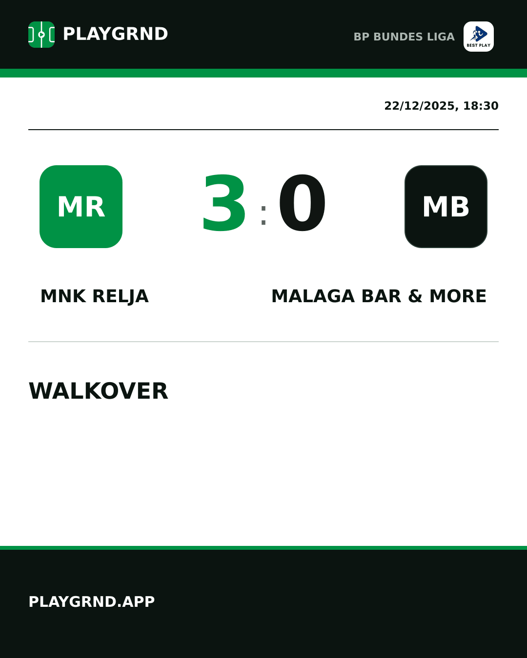 Instagram artwork: MNK Relja 3:0 Malaga Bar & More