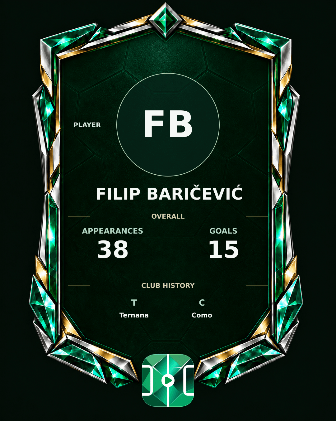 Filip Baričević's PLAYGRND profile graphic