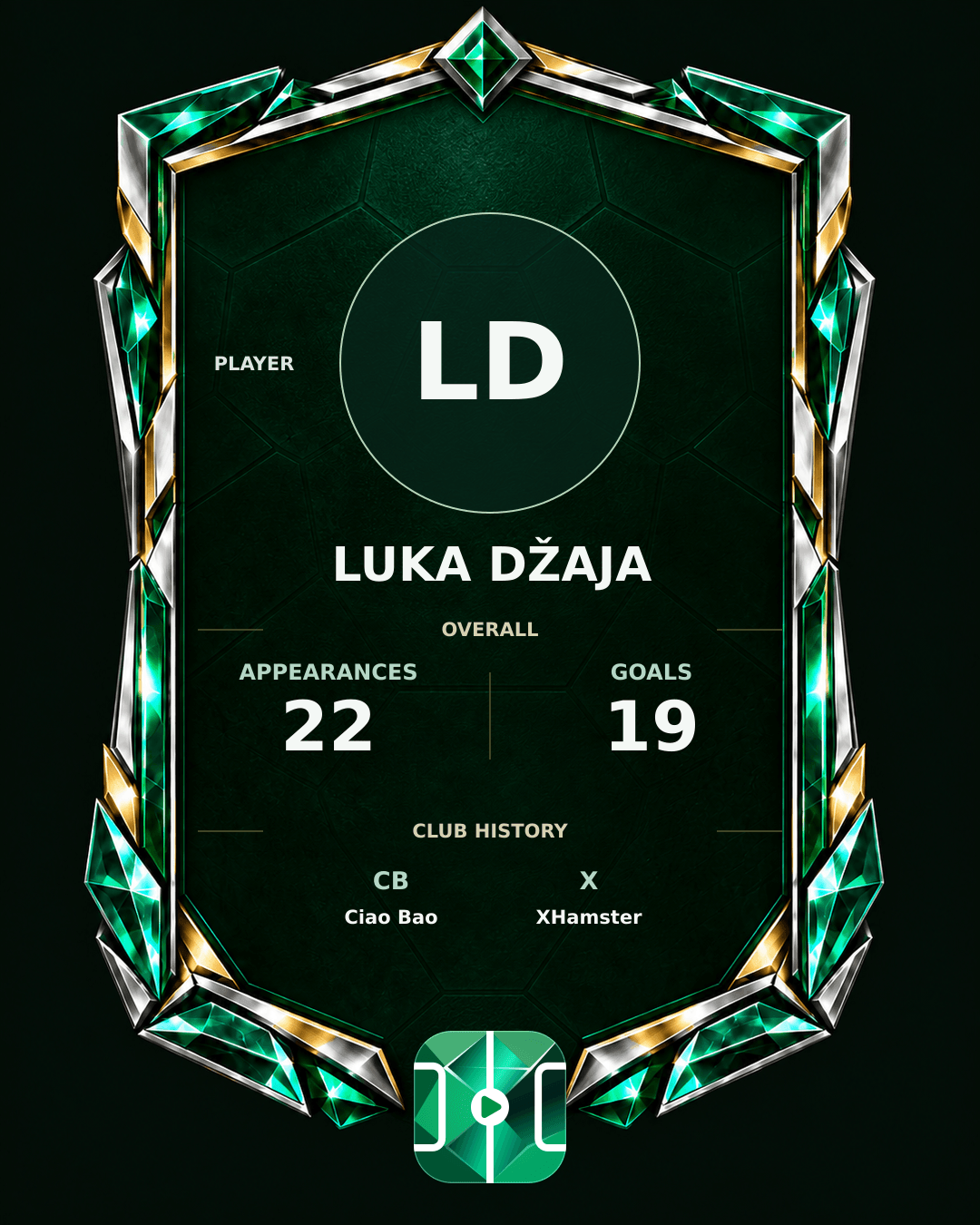 Luka Džaja's PLAYGRND profile graphic