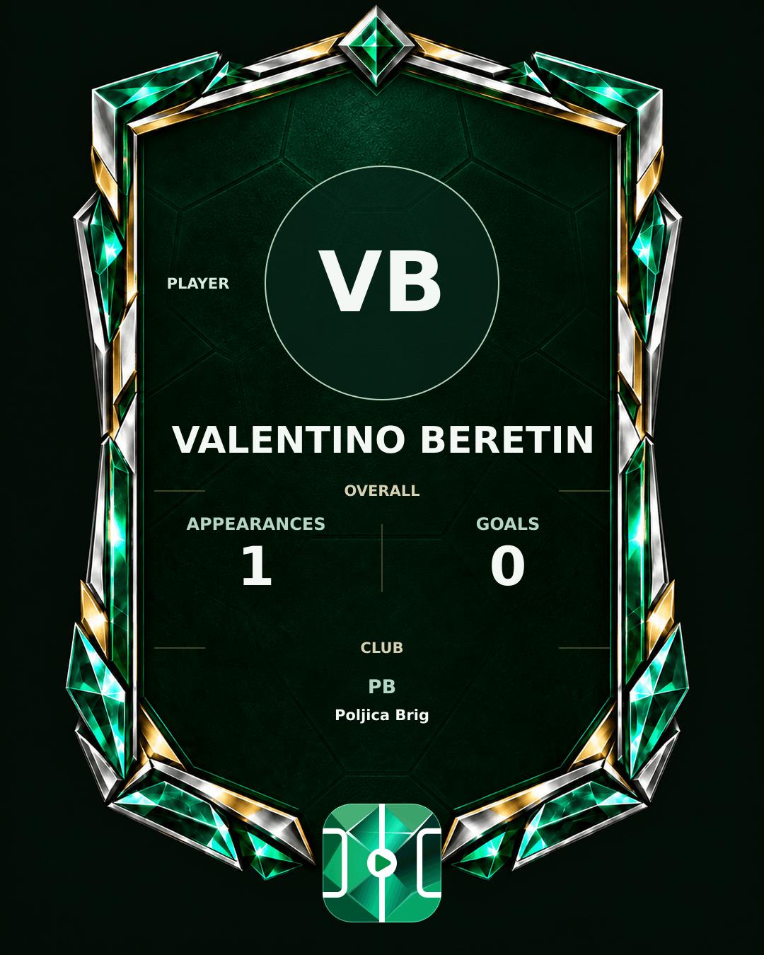 Valentino Beretin's PLAYGRND profile graphic